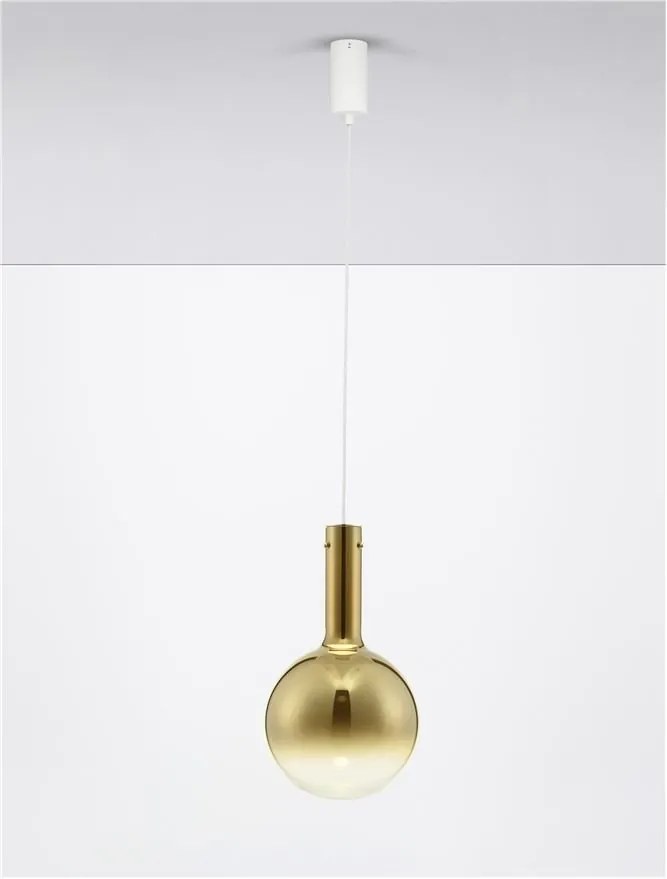 Pendul, Lustra design modern Entero auriu