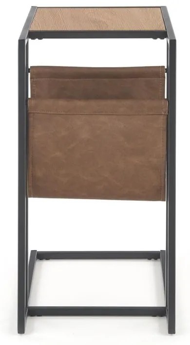 Masuta laterala Compact, stejar auriu / negru