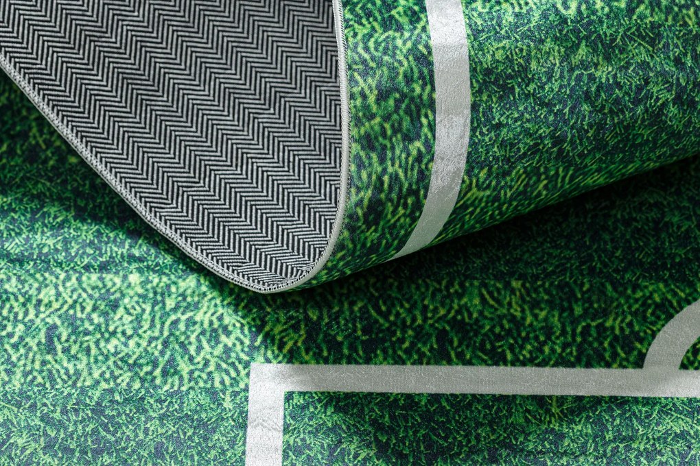 BAMBINO 51760 covor lavabil Teren, fotbal pentru copii anti-alunecare - verde
