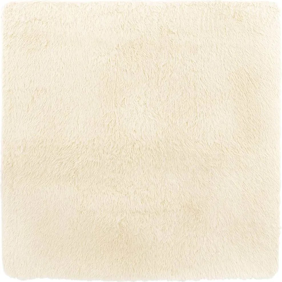 vidaXL Covor shaggy cu pom înalt, NAVARRA, crem, 240x240 cm, poliester