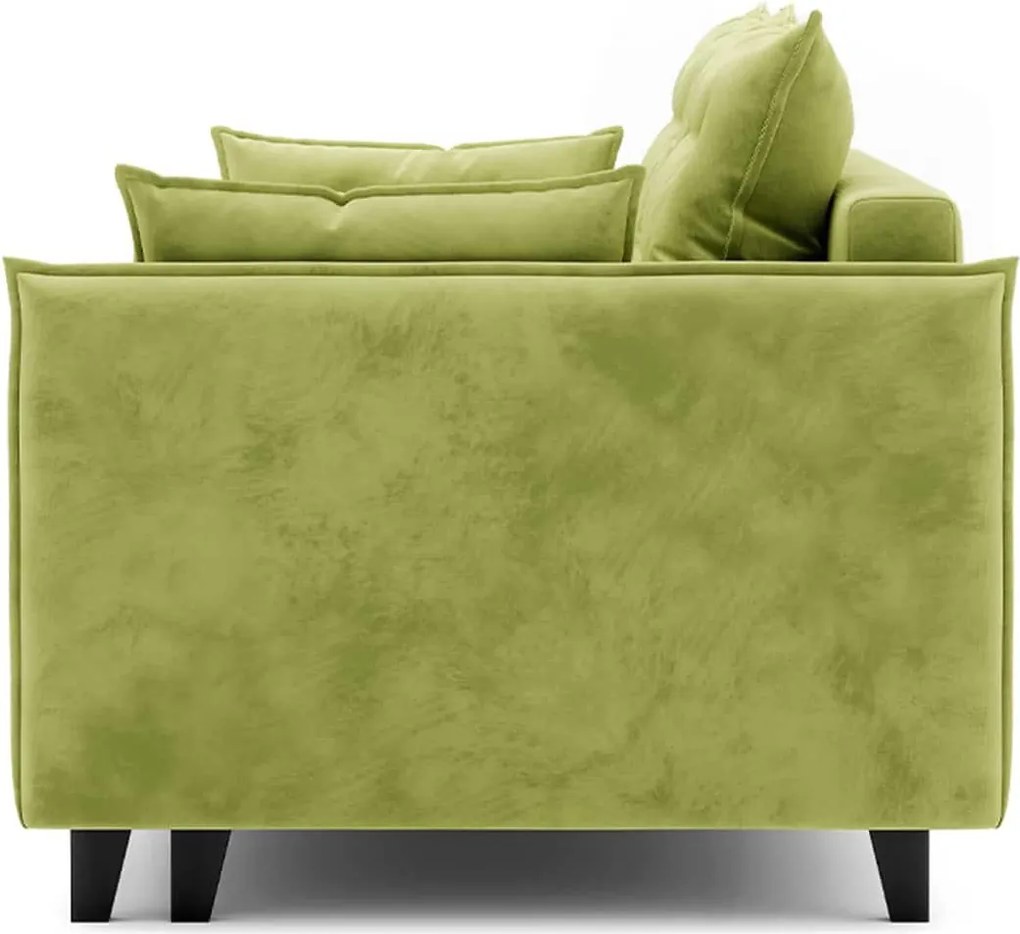Canapea lemn masiv Extensibila Okay, 210 × 102 × 75 cm