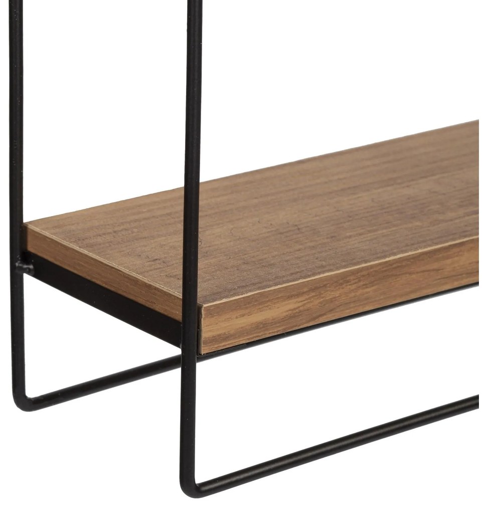 Măsuță laterală Lasobe (stejar + negru) . 1095977
