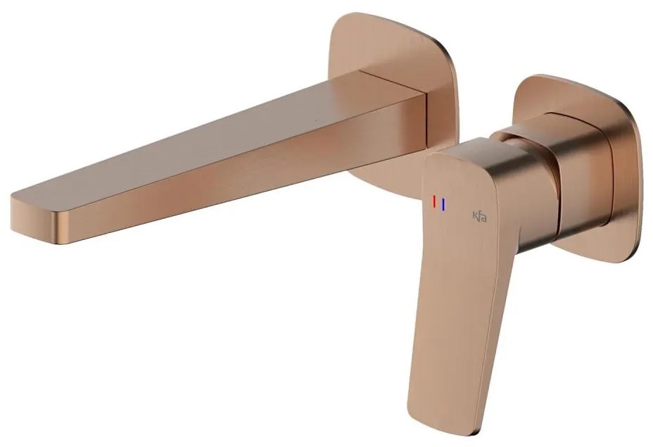 KFA Armatura 4529-810-34 - Baterie pentru lavoar, montaj încastrat MALAGA, aur roz