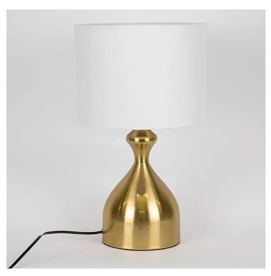 Lampă de masă 1xE27/40W/230V alb/auriu