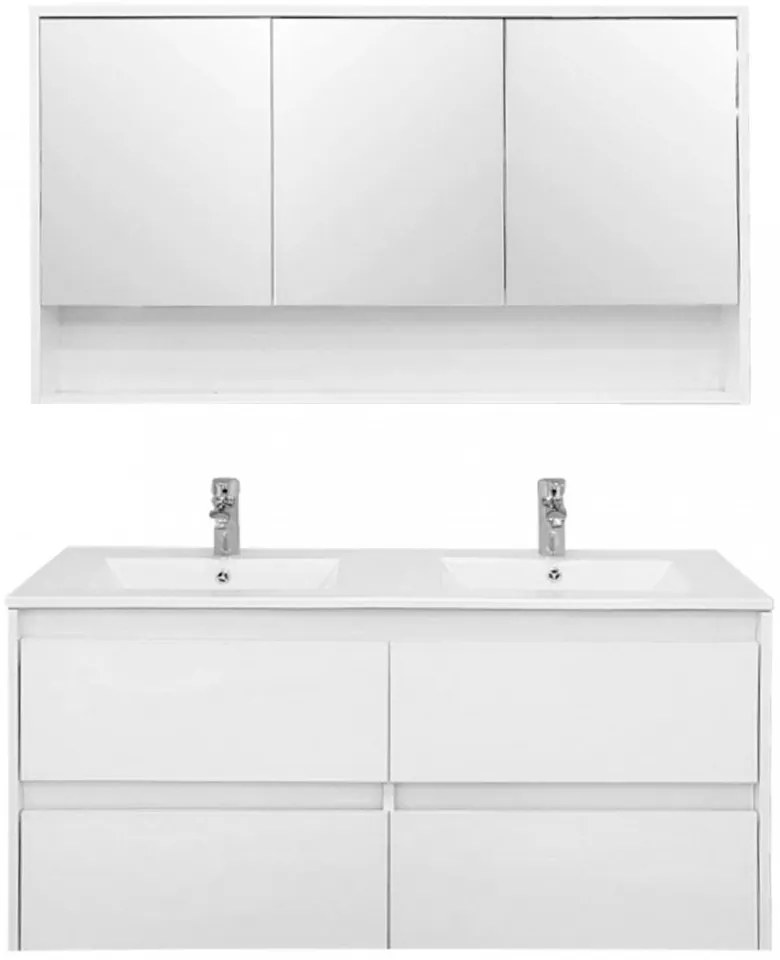 Mobilier complet de baie Porto 120 alb