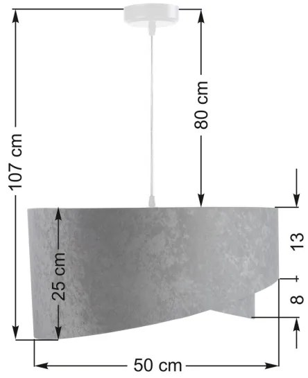 Lustră pe cablu GALAXY 1xE27/60W/230V
