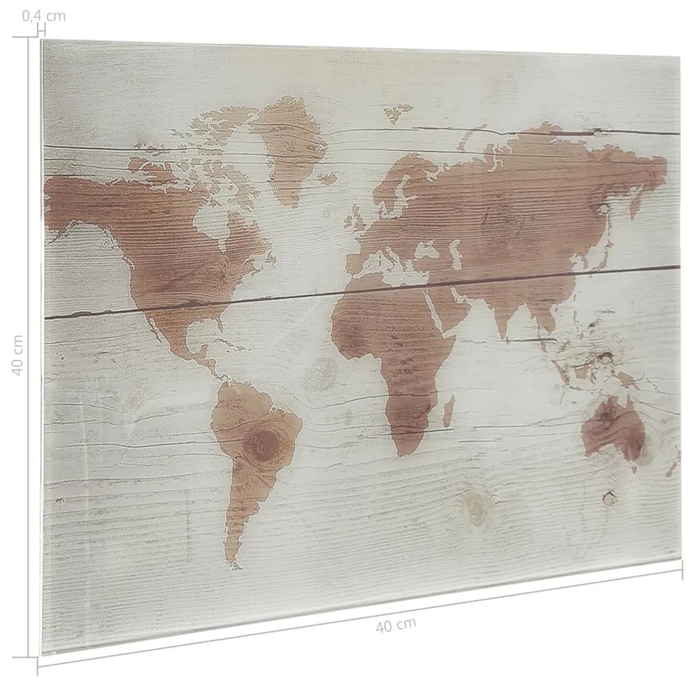 Tabla magnetica de perete, 40 x 40 cm, sticla harta, 40 x 40 cm