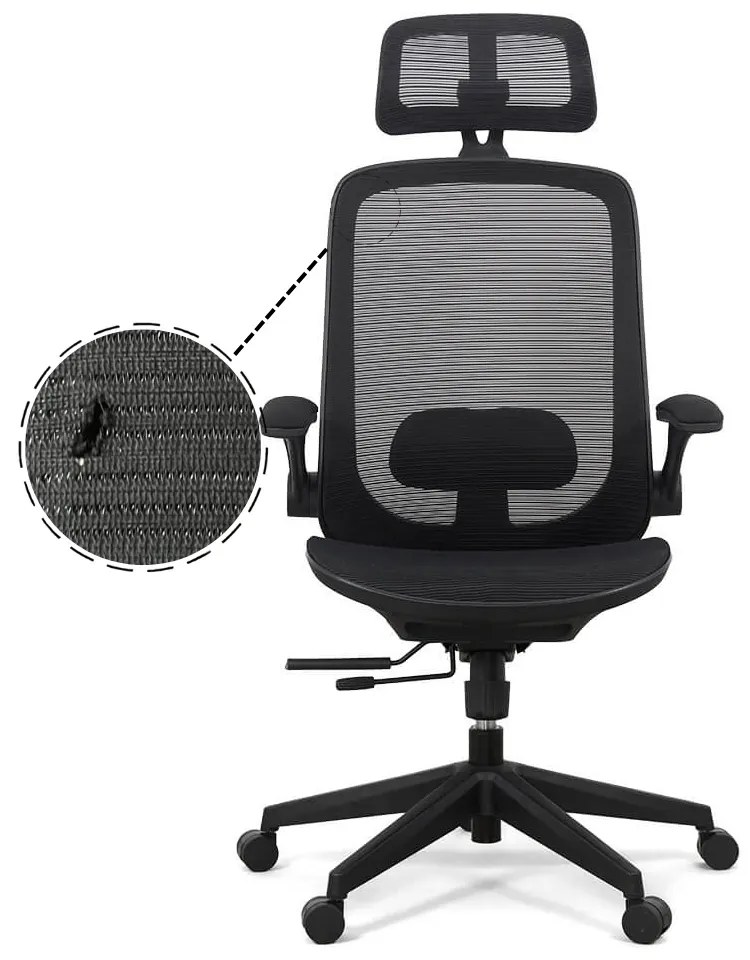 RESIGILAT - Scaun ergonomic din mesh SYYT 9509 negru