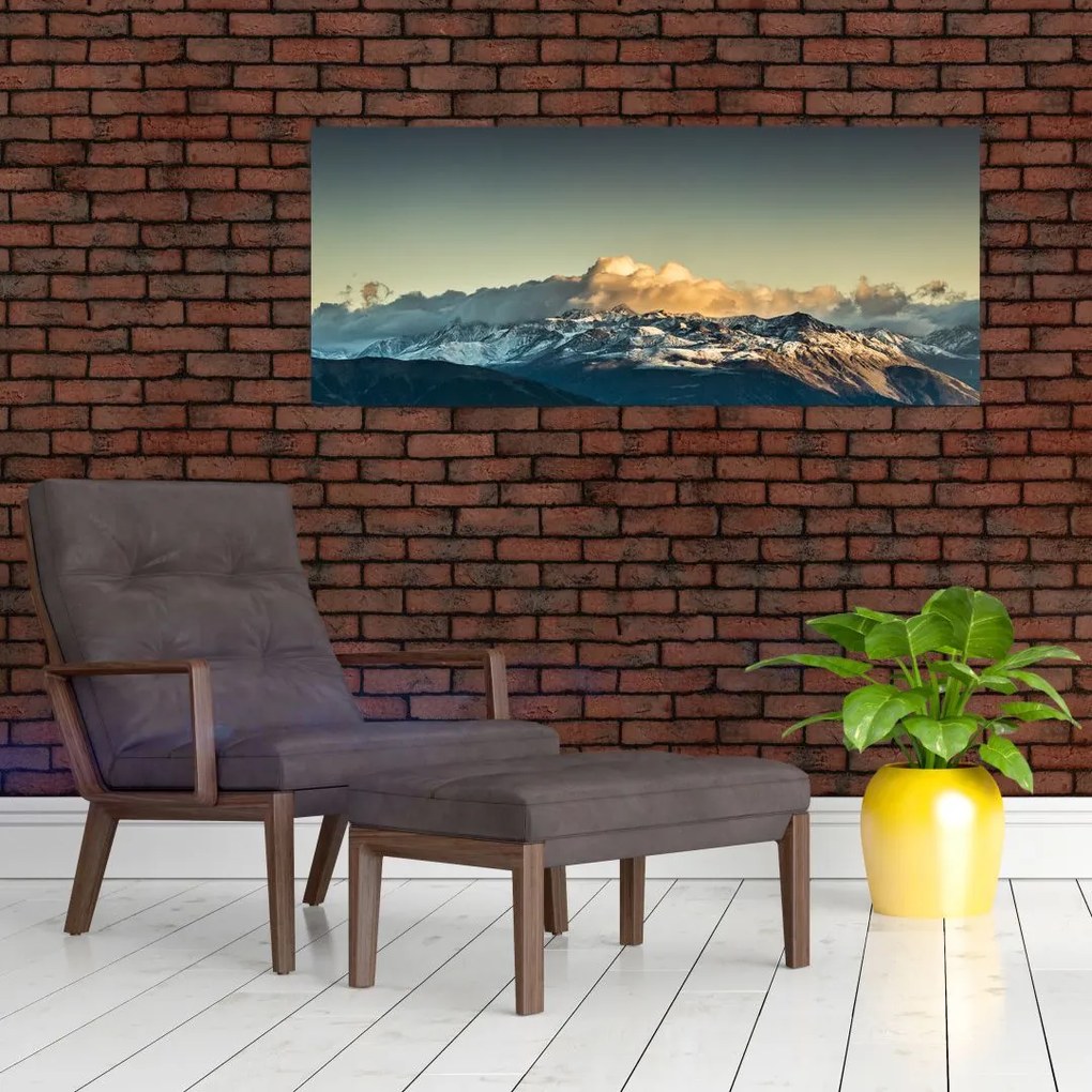 Tablou - vârfuri de munți (120x50 cm)