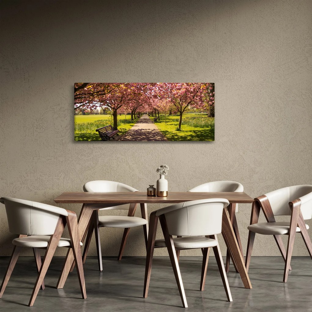 Tablou - livada cu cireși (120x50 cm)
