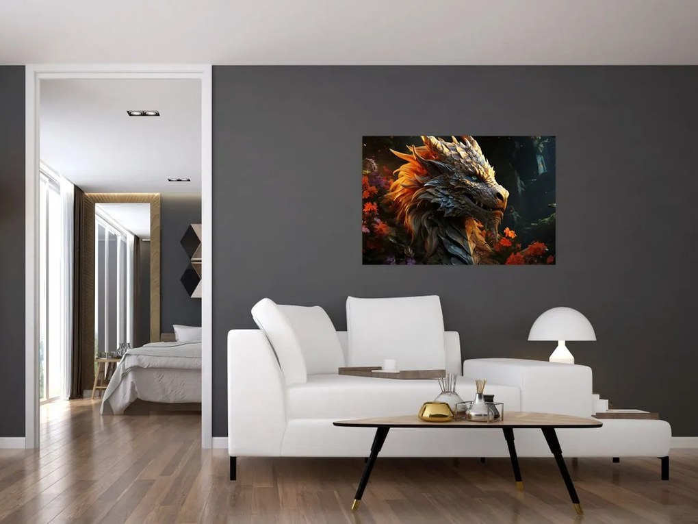 Tablou - Dragon (90x60 cm)