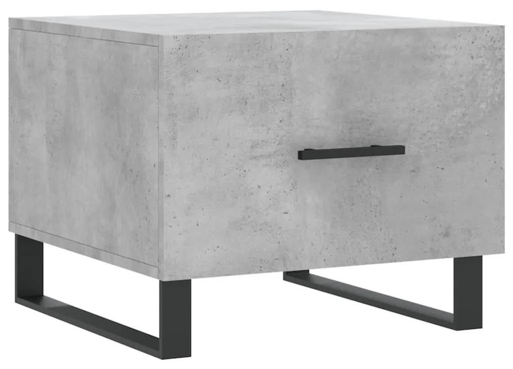 829452 vidaXL Măsuță de cafea, gri beton, 50x50x40 cm, lemn compozit