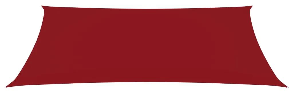 Parasolar, rosu, 2x5 m, tesatura oxford, dreptunghiular Rosu, 2 x 5 m