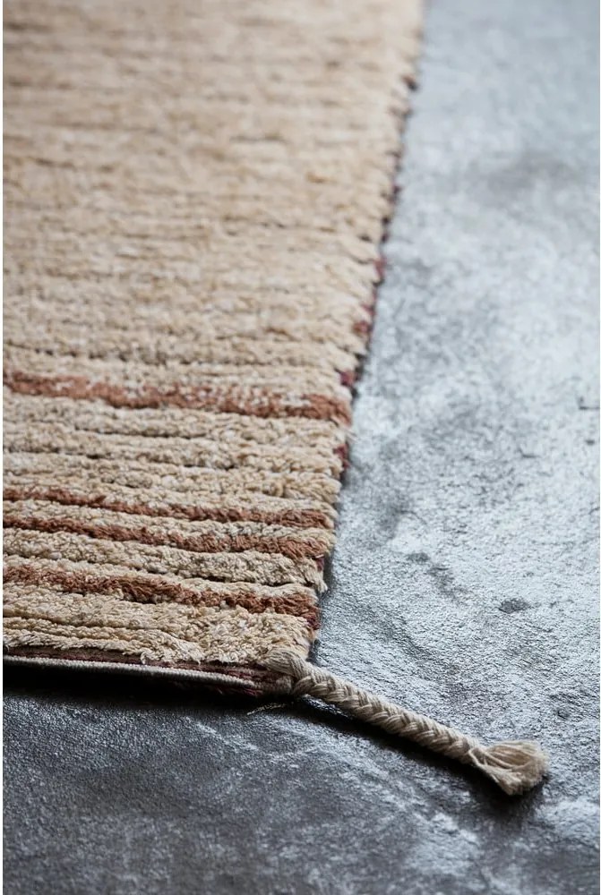 Covor cărămiziu din bumbac 170x240 cm Twin Toffee – Lorena Canals