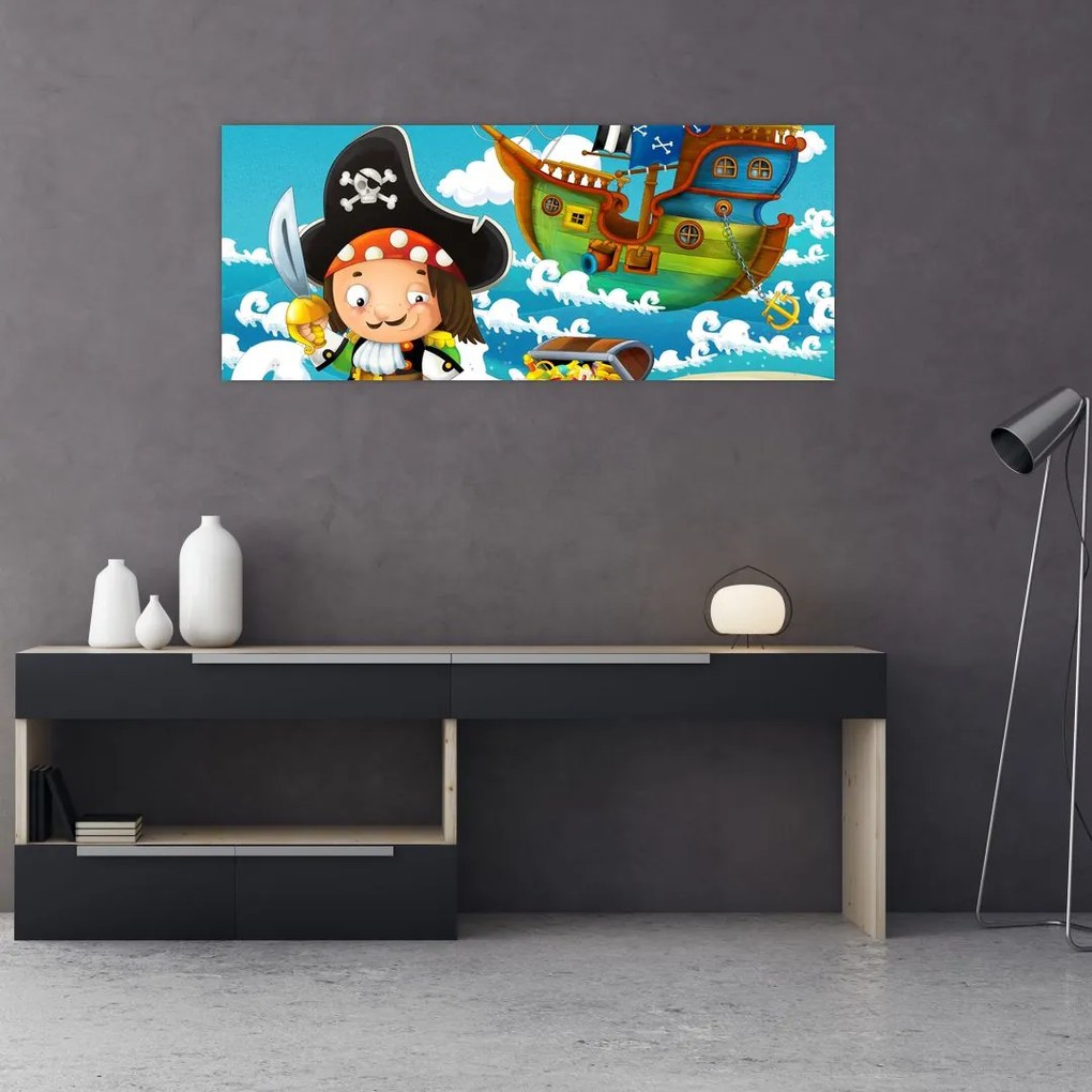 Tablou - Comoara piraților (120x50 cm)