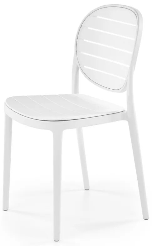 Scaun plastic K529 alb