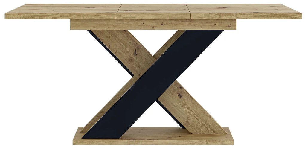 Masă de sufragerie Xalin (artisan + Negru) (pentru 4 până la 6 persoane). 1055280