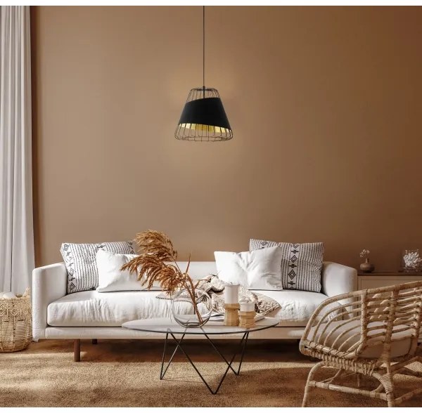 Eglo 49446 - Lustră pe cablu AUSTELL 1xE27/60W/230V