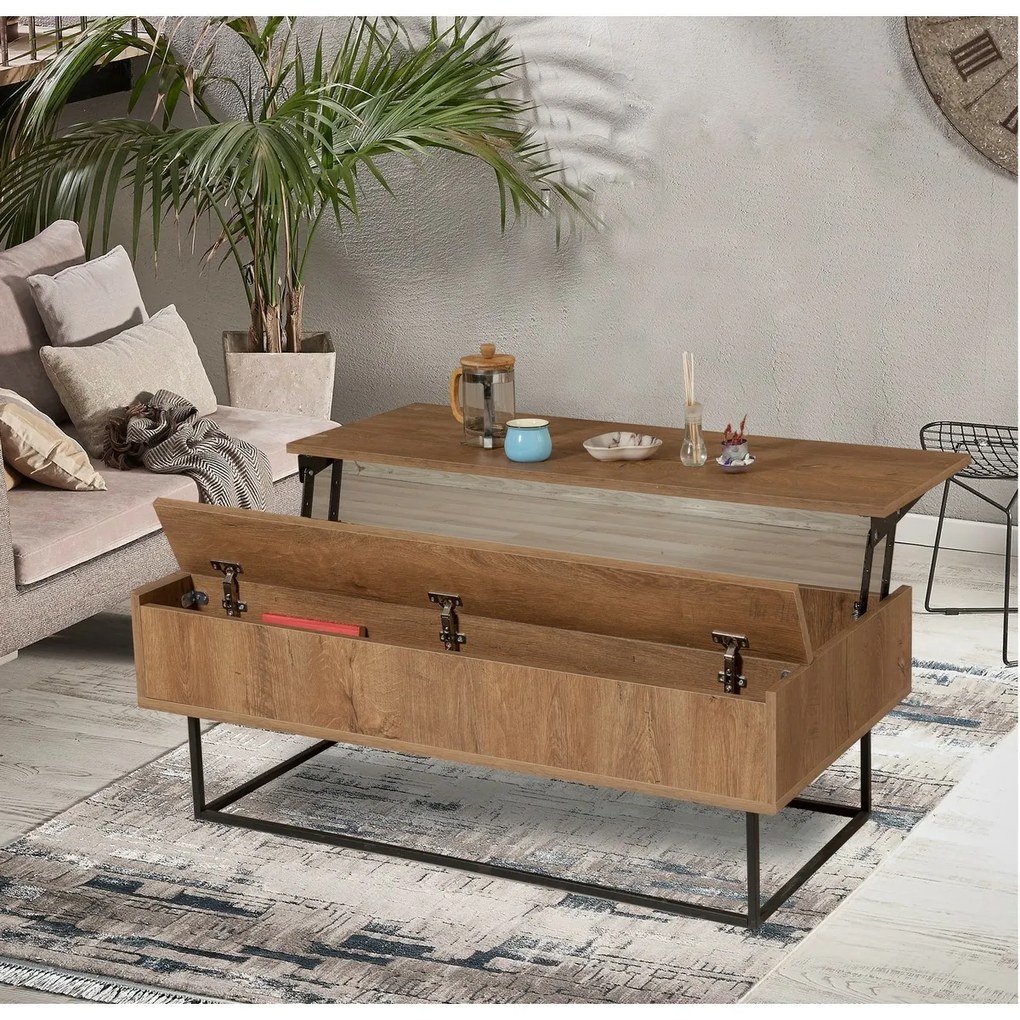 Măsuță de cafea Est Walnut and Black