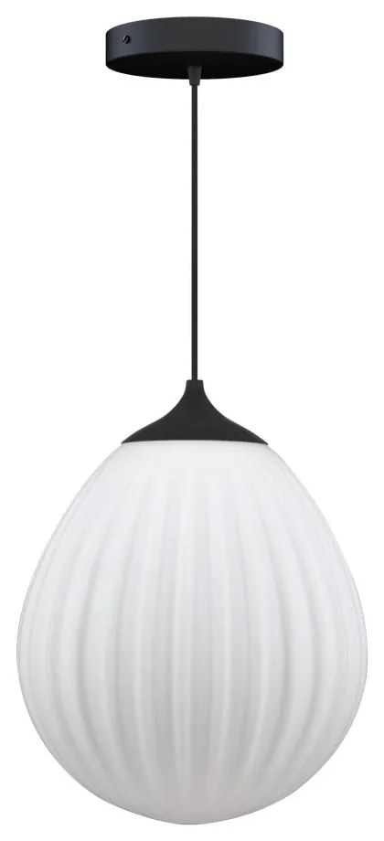 Abajur negru-alb ø 27 cm Around the World Medium – UMAGE