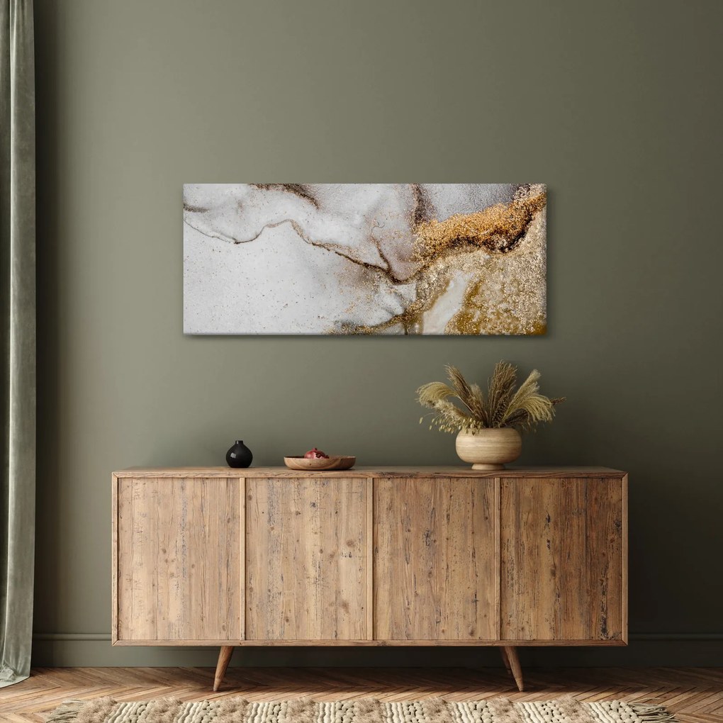 Tablou - Cerneală de marmură (120x50 cm)