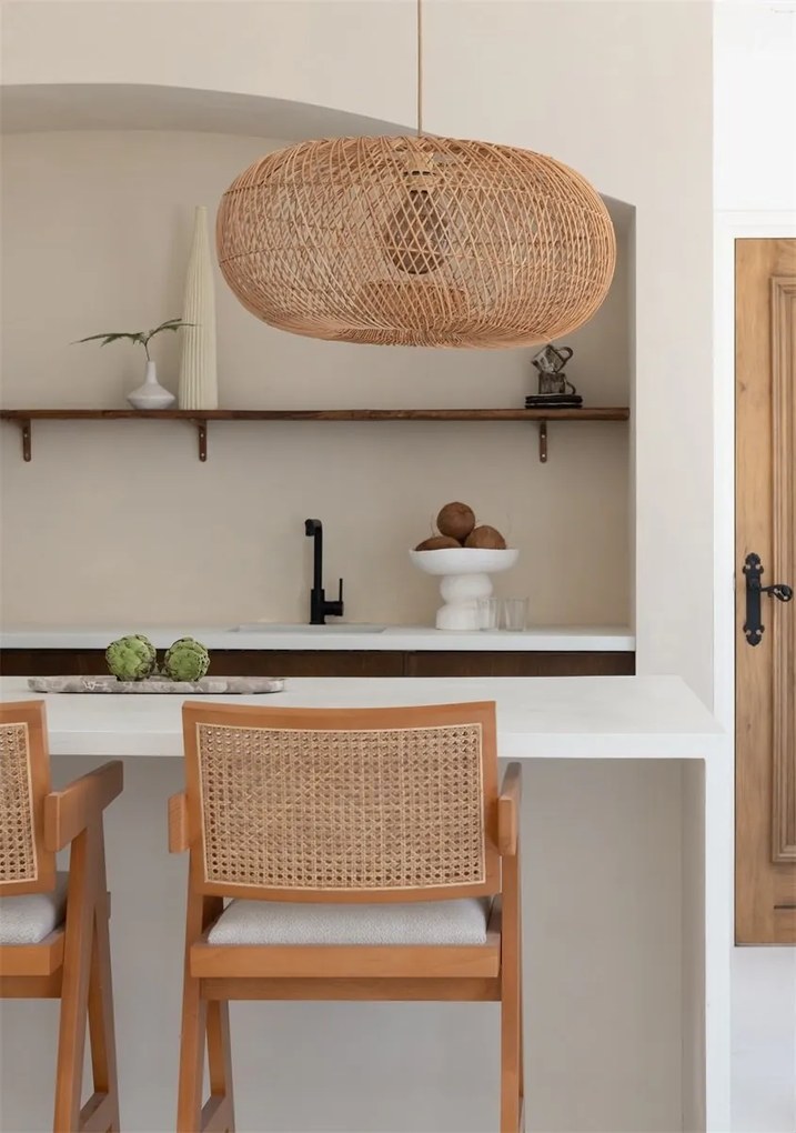 Lustra/Pendul Eco, Ratan, Arizona natural, L