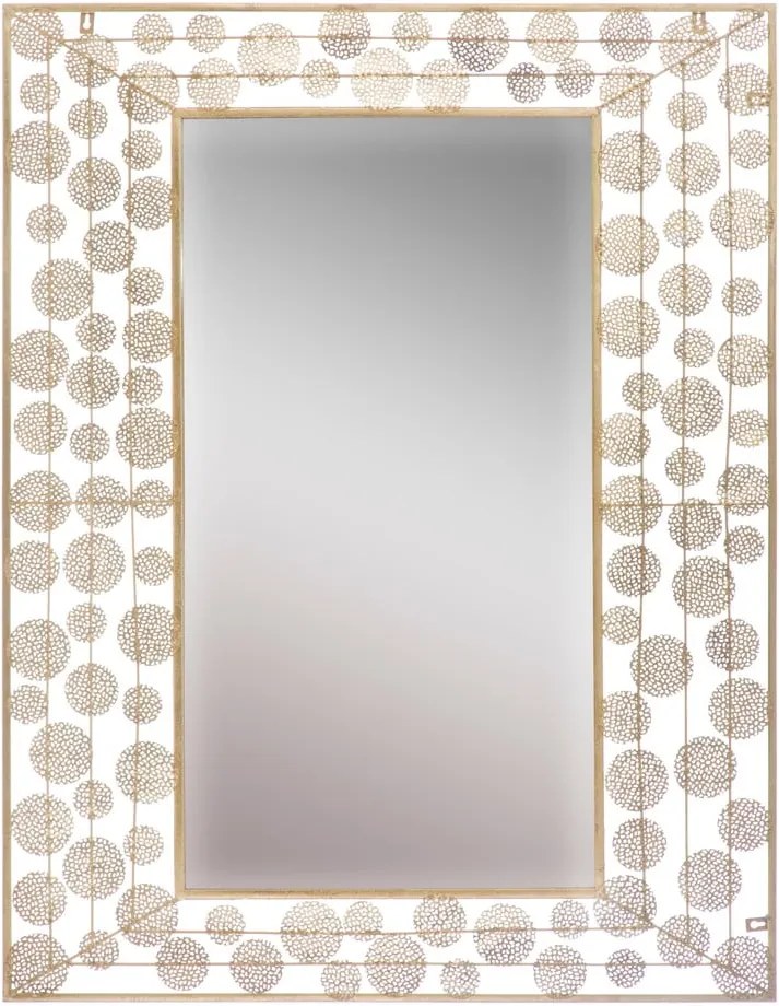 Oglindă de perete Mauro Ferretti Dish Glam, 85 x 110 cm, auriu