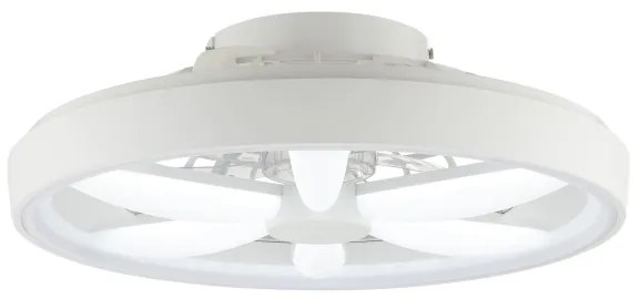 Ventilator LED RGBW de tavan cu lumină Brilliant GAIANO LED/48W/230V alb + telecomandă