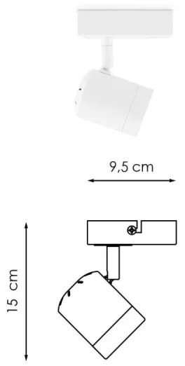 Spot LED dimabil MANU 1xGU10/5,8W/230V alb