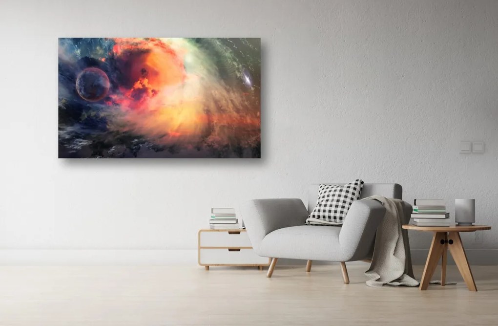 Tablou Canvas - Galaxii in spatiu