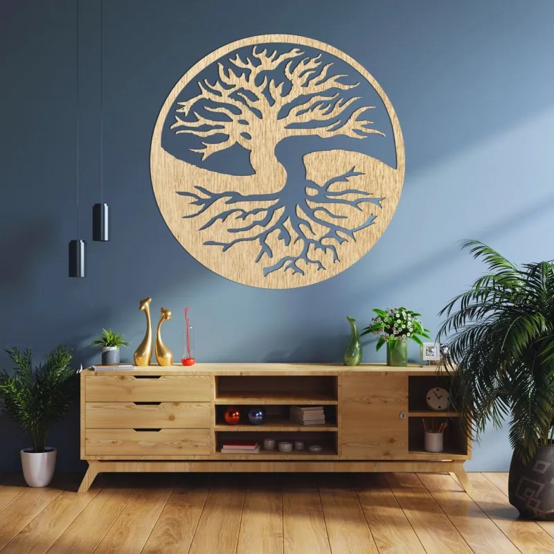 SENTOP | Decor de perete din lemn copac al vieții - DUALITA