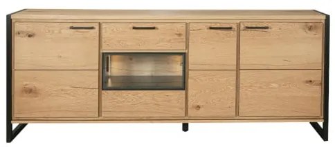 Bufet 4 Usi Si 1 Sertar Soho Oak, 203 Cm