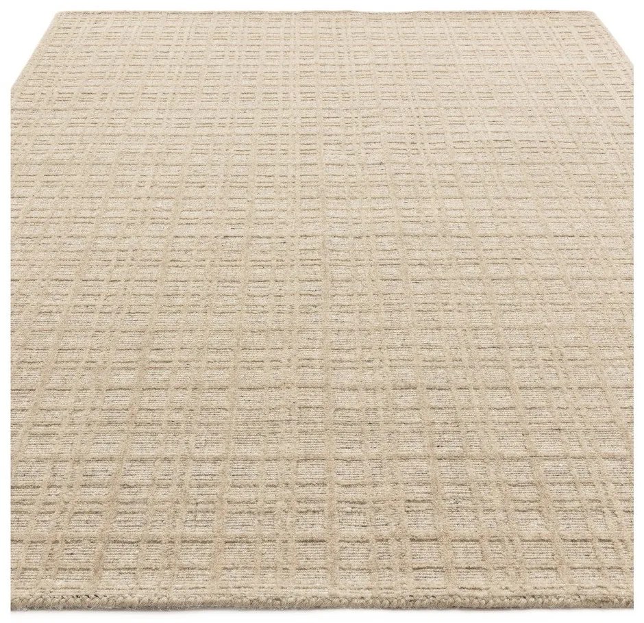 Covor crem țesut manual din amestesc de lână 160x230 cm Thatch Sand – Asiatic Carpets