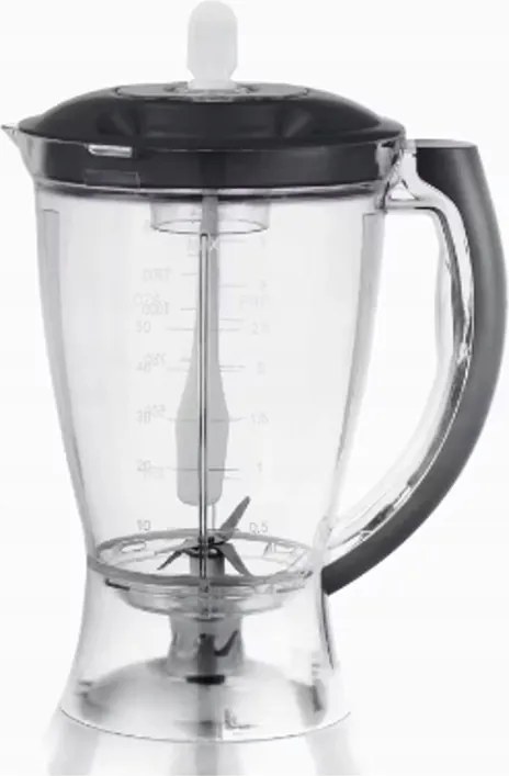Blender FLORIA ZLN3081 ALB, Putere 300W, capacitate 1.5L, 3 viteze, Functie pulss, vas de plastic