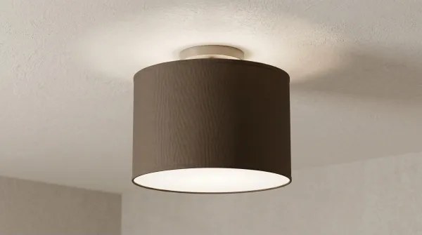 Plafonieră ARDEN 1xE27/15W/230V diam. 25 cm maro