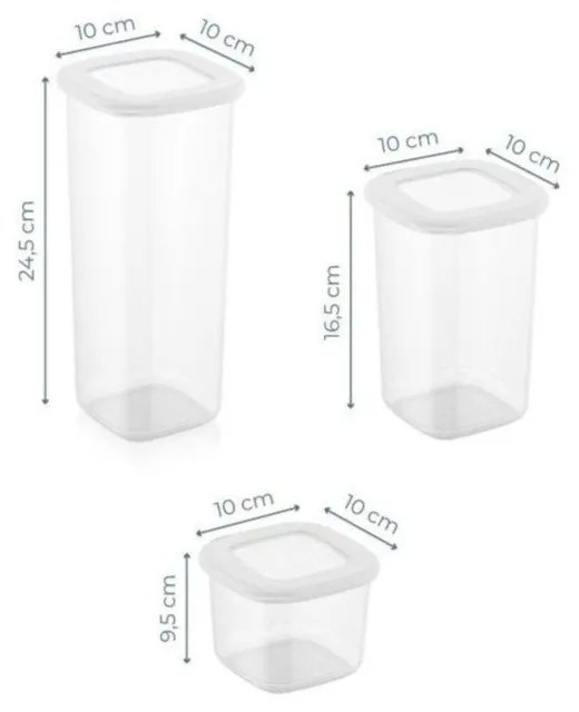 Recipiente 18 buc. pentru alimente Fresco – Hermia