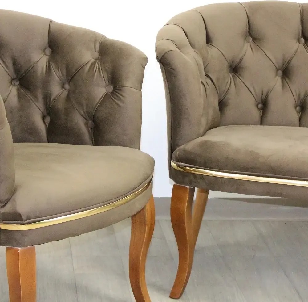 Canapea 2 persoane Milano Homs textil,maro