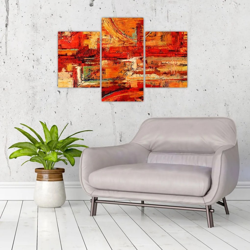 Tablou cu pictură pe pereți (90x60 cm)