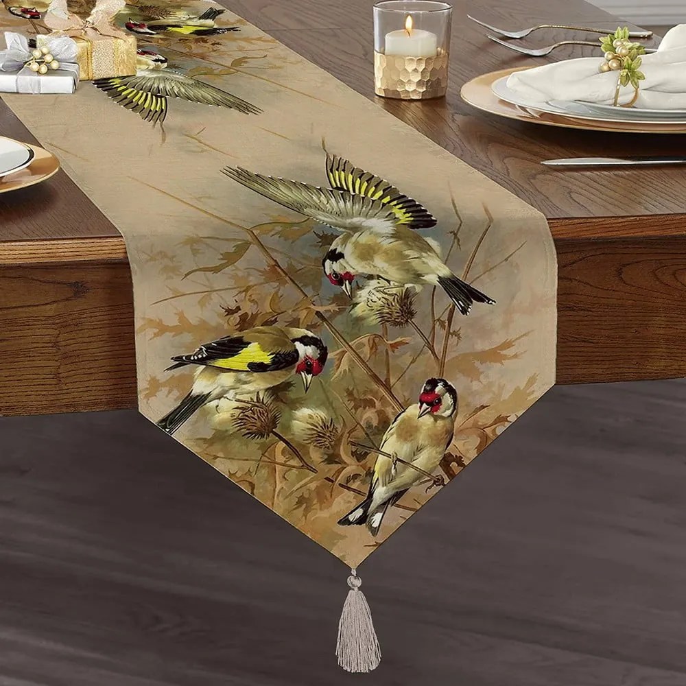 Napron de masă 45x140 cm Yellow Bird – Mila Home