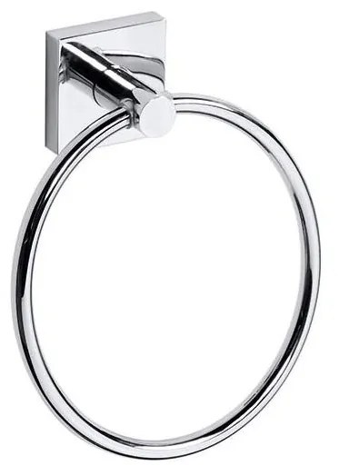 Suport pentru prosoape, 16,8 x 18,8 cm, argintiu