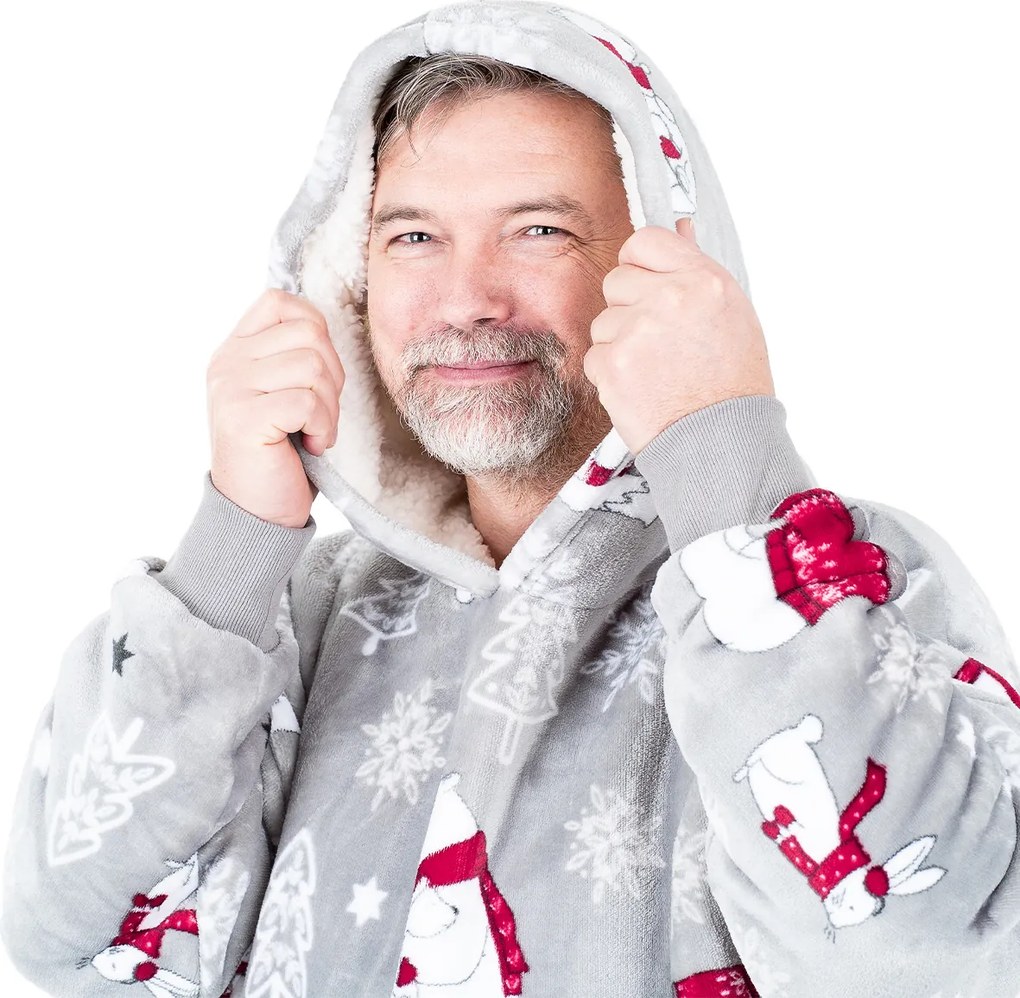 Hanorac din micropluș 4Home Arctic Snuggles, uni L - pentru bărbați