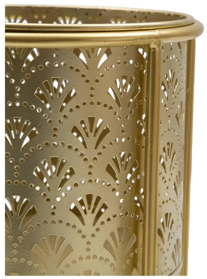 Set 2 suporturi pentru ghivece Mauro Ferretti Golvy, înălțime 40 cm, auriu