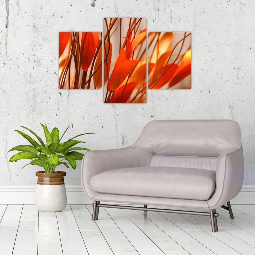 Tablou - Frunze înflorite (90x60 cm)