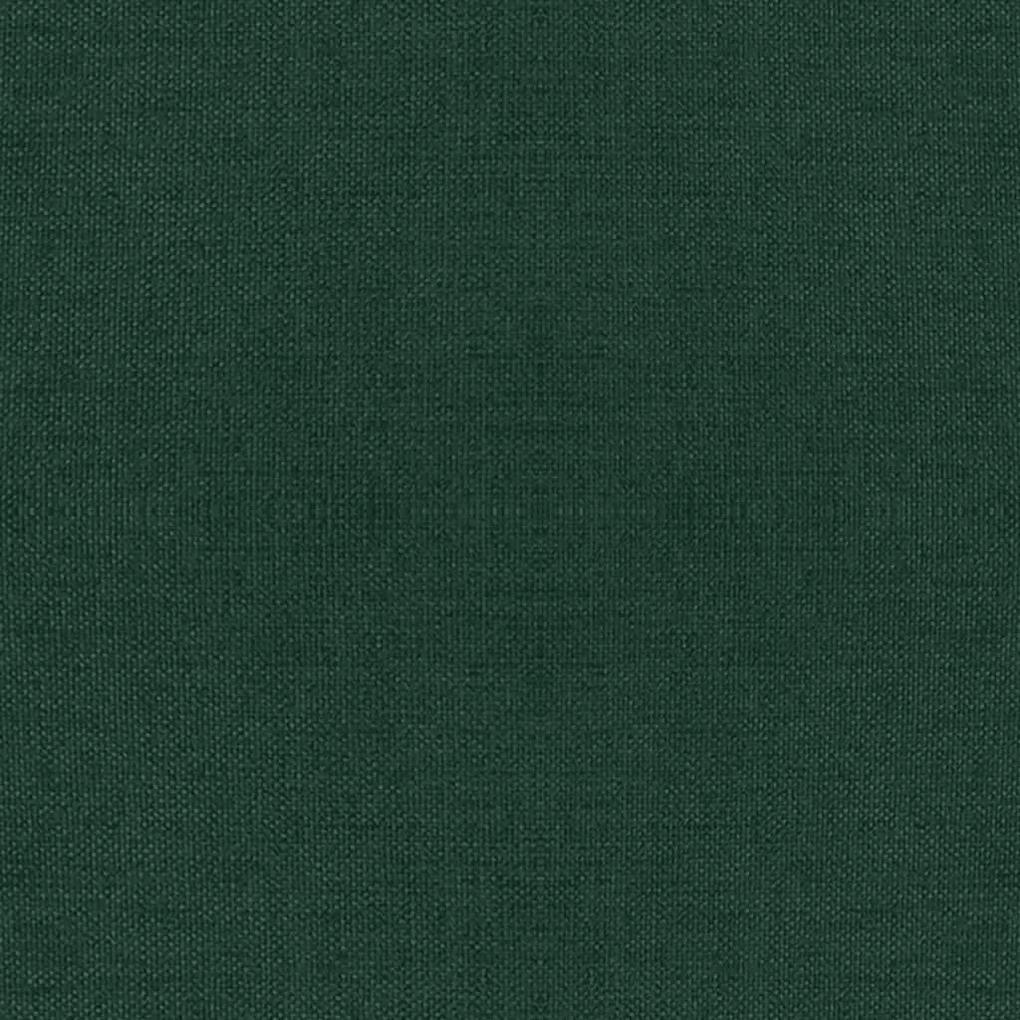 Scaune de bucatarie pivotante, 2 buc., verde inchis, textil 2, Morkegronn