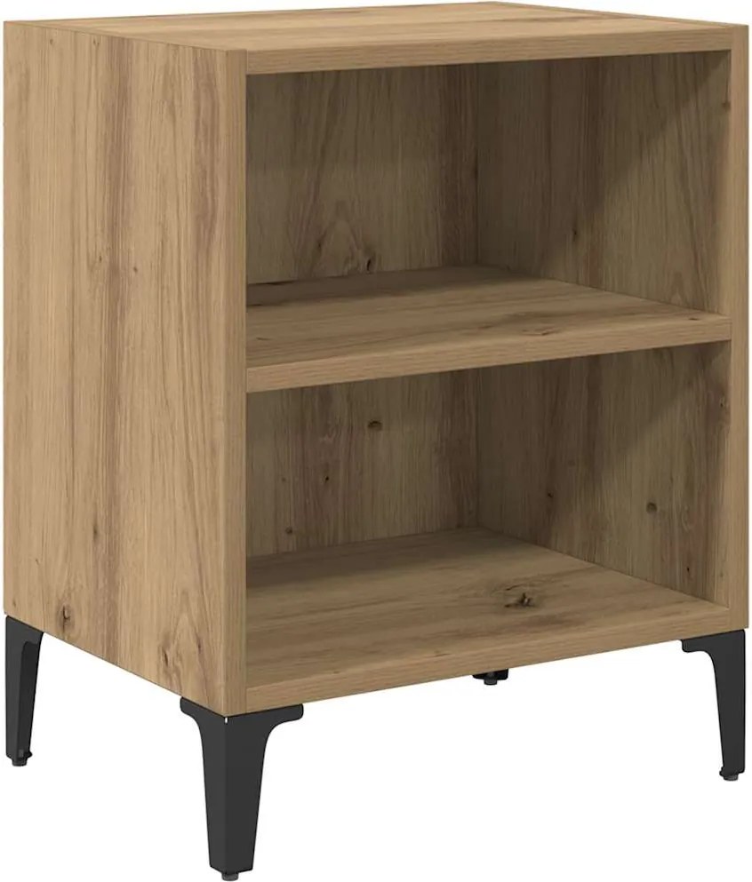 vidaXL Dulap de noapte Stejar Artizanal 40 x 30 x 50 cm Lemn compozit
