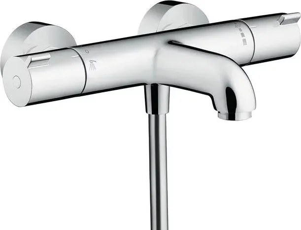 Baterie cada - dus termostatata Hansgrohe Ecostat 1001 CL crom