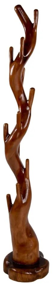 Cuier în culoare naturală din lemn exotic Suar – Deco Pleasure