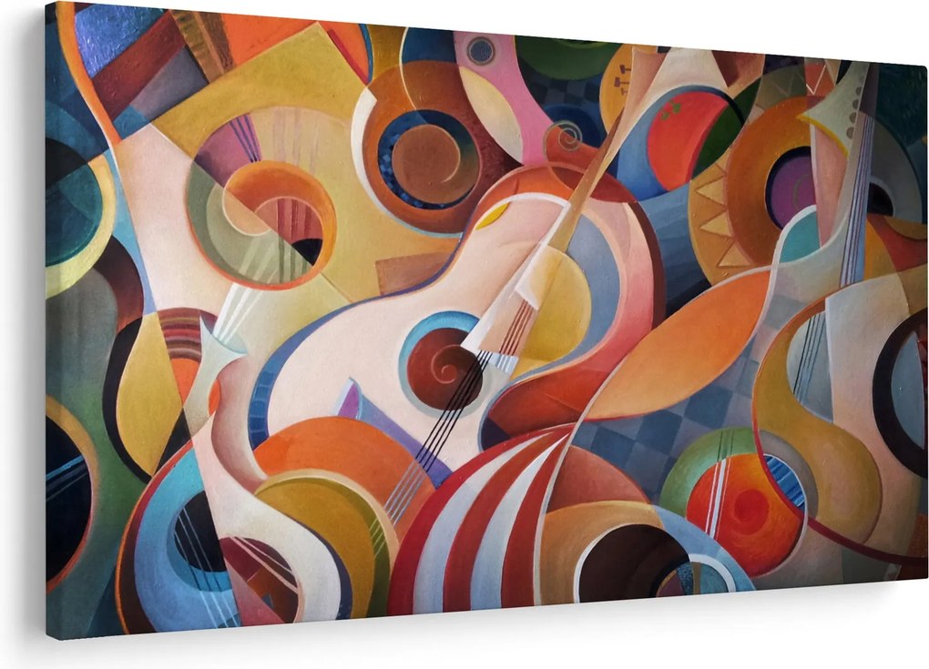 Tablou - Abstract muzical (90x60 cm)