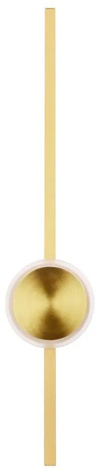 Aplică LED de perete BATUTA, 12W/230V, aurie