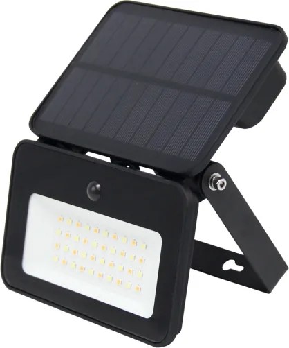 Solight WL913-LED Proiector solar reglabil cu senzor LED 6W 2200mAh IP65
